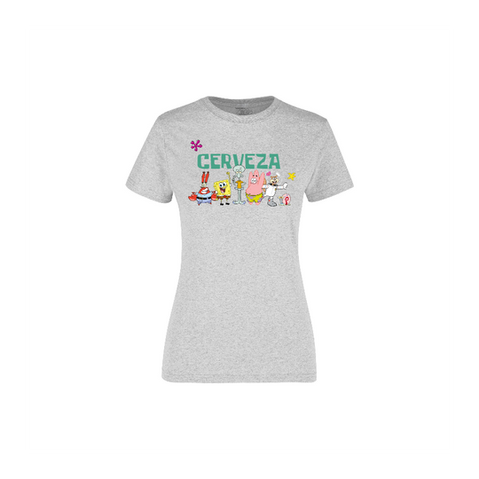 Playera de Mujer Bob Esponja - HAHAHA (Personalizado)