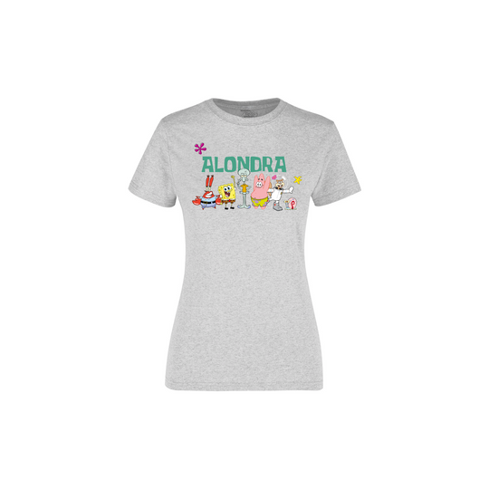 Playera de Mujer Bob Esponja - HAHAHA (Personalizado)