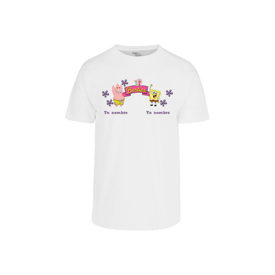 Playera Bob Esponja - Besties (Personalizado)