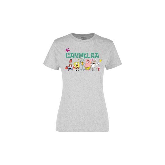 Playera de Mujer Bob Esponja - HAHAHA (Personalizado)